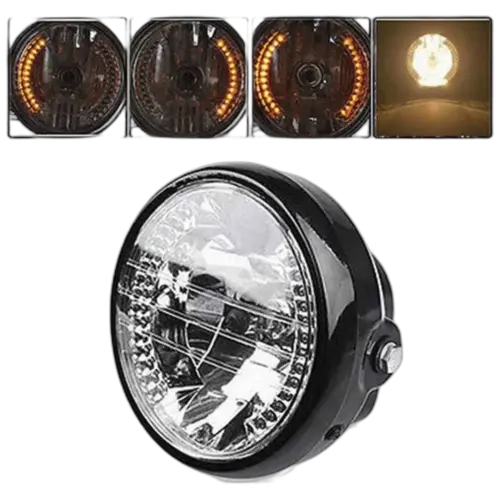 7-инчова Мото Фар H4 35W LED