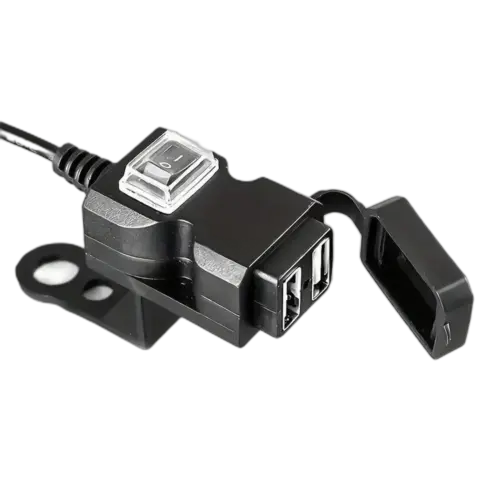 Двоен USB зарядно устройство за мотор