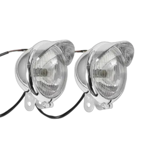 Хромирани мото фарове за мъгла DC12V