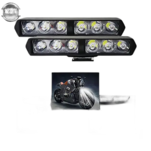 Ярък LED фар за мотори 12V - безопасност и стил на пътя