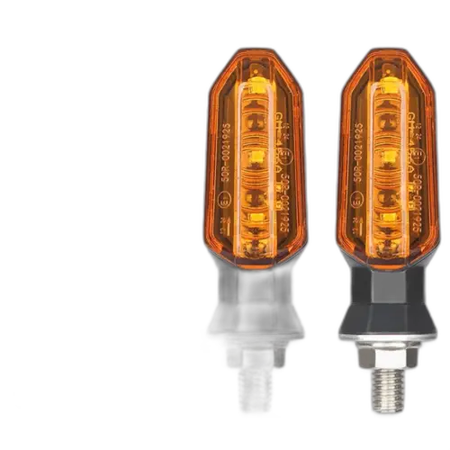 Мини LED мигачи 8мм жълти за мотори - безопасност и стил