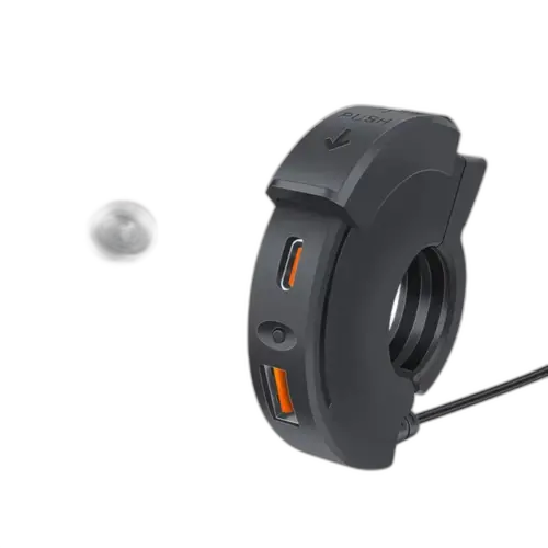 Мото Зарядно QC3.0 Type-C 30W с Ключ за Кормило