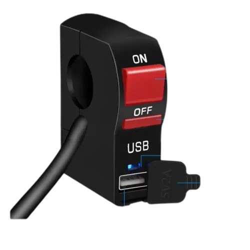 Мото водоустойчив ключ с USB зарядно