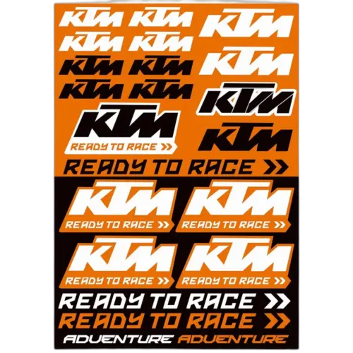 Стикер KTM за мотори и каски