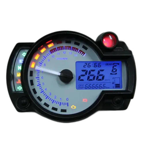 Универсален LCD тахометър и одометър за мотор