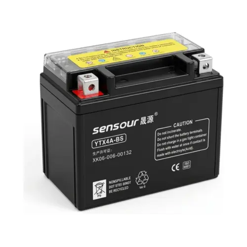 Sensour YTX4A-BS (12V 4Ah) – Необслужваем AGM акумулатор за скутер и мотоциклет